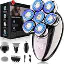 Head Shavers for Bald Men, Electric Razor for Men, IPX8 Waterproof Dry/Wet Bald Head Shaver with 10000 RPM High-Speed Motor, Rechargeable Head Razor with LED Display, Perfect for Home & Travel