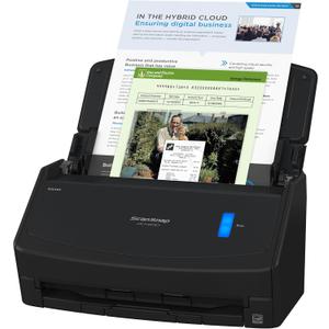 ScanSnap iX1400 High-Speed Simple One-Touch Button Color Document, Photo & Receipt Scanner with Auto Document Feeder for Mac or PC, Black
