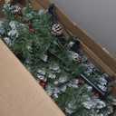 7 Feet Pre-Lit Artificial Christmas Tree with 400 Lights and 1116 Branches