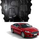 Engine Guards Mud Flaps for Ford Fusion 2013 2014 2015 2016 2017 2018 2019 2020 Front Engine Splash Shield Guards Suitable for Fusion Under Engine Cover Directly Replace Original One Black