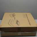 RIZZARI Stainless Steel Cat Box: Large Capacity Gray Enclosed Top-Exit Leakproof Litte Pan - Teflon Coating Resists Sticking for Easy Clean - Odor-Resistant for Modern Homes & Office