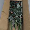 SHACOS 4 PCS 28 inch Artificial Olive Branches for Vases Greenery Olive Stems Faux Tree Branch Twig for Home Wedding Shop Office Garden Decor DIY Floral Crafts