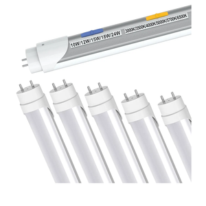 T8 T12 LED Tube Light Bulbs 4 Foot, 5 Power(10W-24W)& 6CCT(3000K-6500K) All in 1, Plug & Play or Ballast Bypass, T8 4ft Fluorescent Replacement, Durable Type A+B Light Tube, ETL DLC (6Pack)
