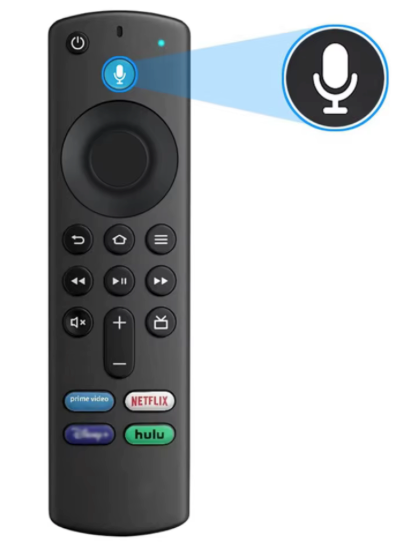 Replacement Voice Remote Compatible with All Fire-Series,TV Cube/Stick, Fit for Insignia/Toshiba/Pioneer Smart TVS,Echo-Show Smart TV,NS-32F201NA23 (New 3rd Voice Version)