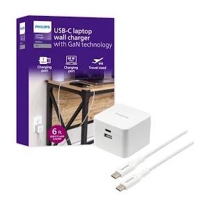 PHILIPS AC GAN CHARGING KIT 1 USB-A 1 US
