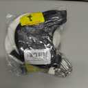 2 x Dual Pouch Wristlet Keychain Wallet Double keychain wallets Mini Pouch Coin Purse Women Coin Detachable Wrist Zip Bag (Black)