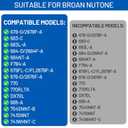 S97015162 Motor Assembly Fit for Broan 678-G 2678F-A,683-C,683L-A,676-d/2676f-a,679FL-C/FL2679F-A,684NT-A,770RLTK, Bathroom Exhaust Fan Motor Replacement,Bathroom Fan 8" x 8-1/4",110 CFM,4 Sones