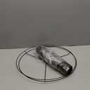 Blackgold Lamp Shades, Assembly Required Large Drum Lampshade 18" Top x 18" Bottom x 12" High, Replacement Lamp Shades for Table Lamps, Floor Lamps, Spider Fitter