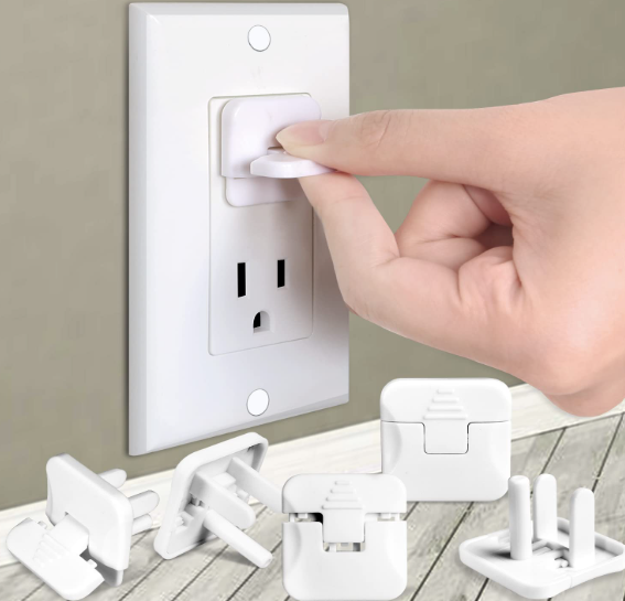 Outlet Covers Babepai 38-Pack Black Child Proof Electrical Protector Safety Improved Baby Safety Plug Covers