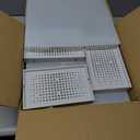 HomeBuddy Shoe Organizer Box - 12 Pack Shoe Box, Stackable Sneaker Storage, Sturdy Shoe Containers with Back Ventilation, Clear Shoe Boxes - Bamboo Charcoal Deodorizers Included