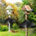 Metal Squirrel Baffle for 4x4 Post,Outdoor Squirrel Guard for Wooden Trunk Pole
