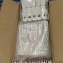 50-Pack 11 Inch Baby Closet Hangers with 10 Clips - Soft Velvet Non-Slip Hangers for Infant & Toddler Clothes (Beige)