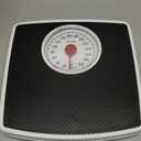 Taylor Battery Free Analog Scales for Body Weight, 330LB Capacity, Easy to Read Large 4.25-inch Dial, 10.3 x 10.6-inch Vinyl Mat Platform, Black