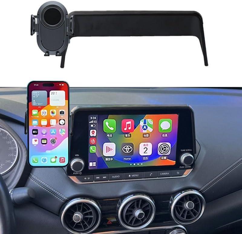 Juborre Car Phone Holder for 2021-2025 Rogue/ 2020-2025 Sentra/ 2019-2025 AltimaAccessories, Phone Mount for Rogue Sentra Altima with 8-inch Screen, Hands-FreeCell Phones Holder