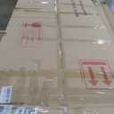 Full Length Mirror 71"x30" Irregular Wavy Full Body Wall Mounted Floor Mirror with Stand Milk Tea Flannel Frame Leaning Hanging Wall for Bedroom Entrance Hallway