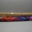 Gaming Chair Mat for Hardwood Floor Circle RGB Gaming Lights (Neon 47”) - Noise Cancelling, Anti-Slip Gamer Floor Mat – Scratch Resistant Computer Gaming Mat for Chair – Office Chair Mat