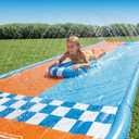 Water Slide with 2 Bodyboards - 22.5ft Water Slides for Kids Backyard, Premium Muti-Way Sprinkler System Slip and Slide for Kids, Summer Outdoor Play Equipment, A02