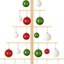 Christmas Tree Ornament Stand Holder with Arms Wooden Christmas Ornament Hanger Christmas Display Stand for Counter Top Ornament Display Desktop Xmas Tree Holiday Party (27.56 Inches)