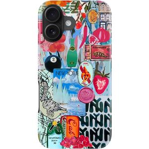 DorisMax for iPhone 16 Case Cute, Preppy Trendy Floral Design