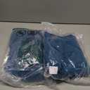 H.VERSAILTEX 100% Waterproof Bar Stool Cover Stretch Counter Stool Pub Chair Slipcover for Dining Room Removable Soft Thick Solid Fleece Fabric Bar Stool Slipcovers Set of 4, Peacock Blue