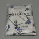 Veseacky Classic Silk Nightwear for Little Girls Notch Collar Button Down Satin 2 Piece Pajama Set (Ball Game Fan, Size 6)