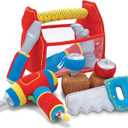 Melissa & Doug Toolbox Fill and Spill Toddler Toy With Vibrating Drill (9 pcs)