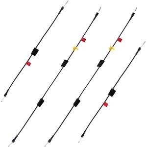 Latch Cables,rear door Upper & Lower Compatible with F-250 F-150 Ford Left Right Back Door Upper Latc Cables Repair Kit / 32.2 Inch 23.5 Inch