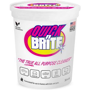 Quick 'n Brite All Purpose Cleaning Paste  Kid & Pet Safe, Powerful Multi-Surface Cleaner for Kitchens, Carpets, BBQ, Tubs & More  32 oz Biodegradable