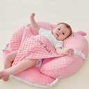 Reflux Pillow for Baby 2025 Original Design Dual-use Feature, Baby Feeding Pillow, Nursing Pillows for Breastfeeding with Breathable Muslin Removable Cover