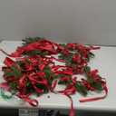 Waipfaru 6 Pcs Small Christmas Wreath, Mini Wreaths for Cabinets, Christmas Wreaths for Windows Kitchen Front Door Candle Rings Fireplaces Table Centerpiece Indoor Outdoor Decorations (Green)