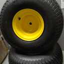 20x10.00-8 Lawn Mower Tire and Wheel, 3/4" Borehole, and 3/16" Keyway, 3.5" Offset Hub, 4 Ply Tubeless Tire, Replacement 20x10-8nhs Riding Lawn Mower and Tractor Rear Tire and Wheel Assemblies