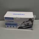 Steam Iron for Clothes 20s Fast Heat-up,1700W Iron with 14.07oz Large Water Tank,Non-Stick Ceramic Soleplate, Anti-Drip, Auto-Off, Burst Steam, Self-Cleaning, Ironing Clothes for Home, Grey