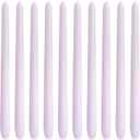10 Inch Pale Purple Taper Candles, 10 Pack Unscented Candlesticks for Dinner Wedding Christmas Seasonal Celebration and Home Decoration