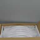 15.8 Inch 6PK LED Flush Mount Ceiling Light, 32W, 3480LM, 3000K/4000K/6000K CCT Selectable, White Ultra-Slim Low Profile Round Flat Panel Light for Bedroom,Kitchen,Hallway