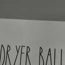 Dryer Ball Holder for Laundry Room, Dryer Balls Container Wall Mount, Wood Dryer Balls Storage Organizer, Wool Dryer Ball Dispenser Basket (White)