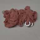 Peomeise 25pcs Dusty Pink Spandex Chair Sashes with Buckle Slider for Wedding, Party Decoration