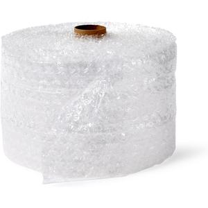 Amazon Basics Bubble Cushioning Wrap for Moving, Packing, Shipping and Storage, Heavy Duty Protection for Fragile Items, 12-inch x 100-foot Long Roll, Large 5/16", Clear