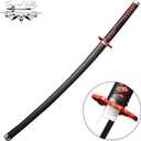 Sword Valley Demon Series Anime Sword - Slayers Katana 40.9" LengthAnime Original Texture Carbon Steel Blade Carving SymbolNon-Slip Gripfor Cosplay & Display