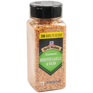 2 x McCormick Grill Mates Roasted Garlic & Herb Seasoning, 9.25 oz (EXP 06/16/28)