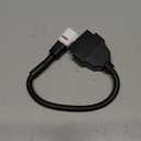 Obd2 Diagnostic Cable - 4 Pin to Obd2 Adapter Connector for Motorcycle Scanner, Compatible with MT10 FZ10 XSR 900 MT09 XSR700 MT07 FJR 1300 R1 R6 XT1200ZE TMAX 530