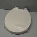 Toilet Seat Round 16.5 Inch with Quick Release-Quick Connect, Round Toilet Lid with Soft Close. PP Material Safe, Easy Clean and Install, Sturdy Accessories Never Loosen,2 Years Support, Almond