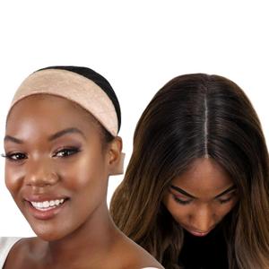 MILANO COLLECTION WiGrip, The Original Comfort Wig Grip Band, Adjustable Band for Glueless Support, Non-Slip Wig Grip Headbands, Tension-Free, One Size Fits All, Nude (Nude, 1 Pack)