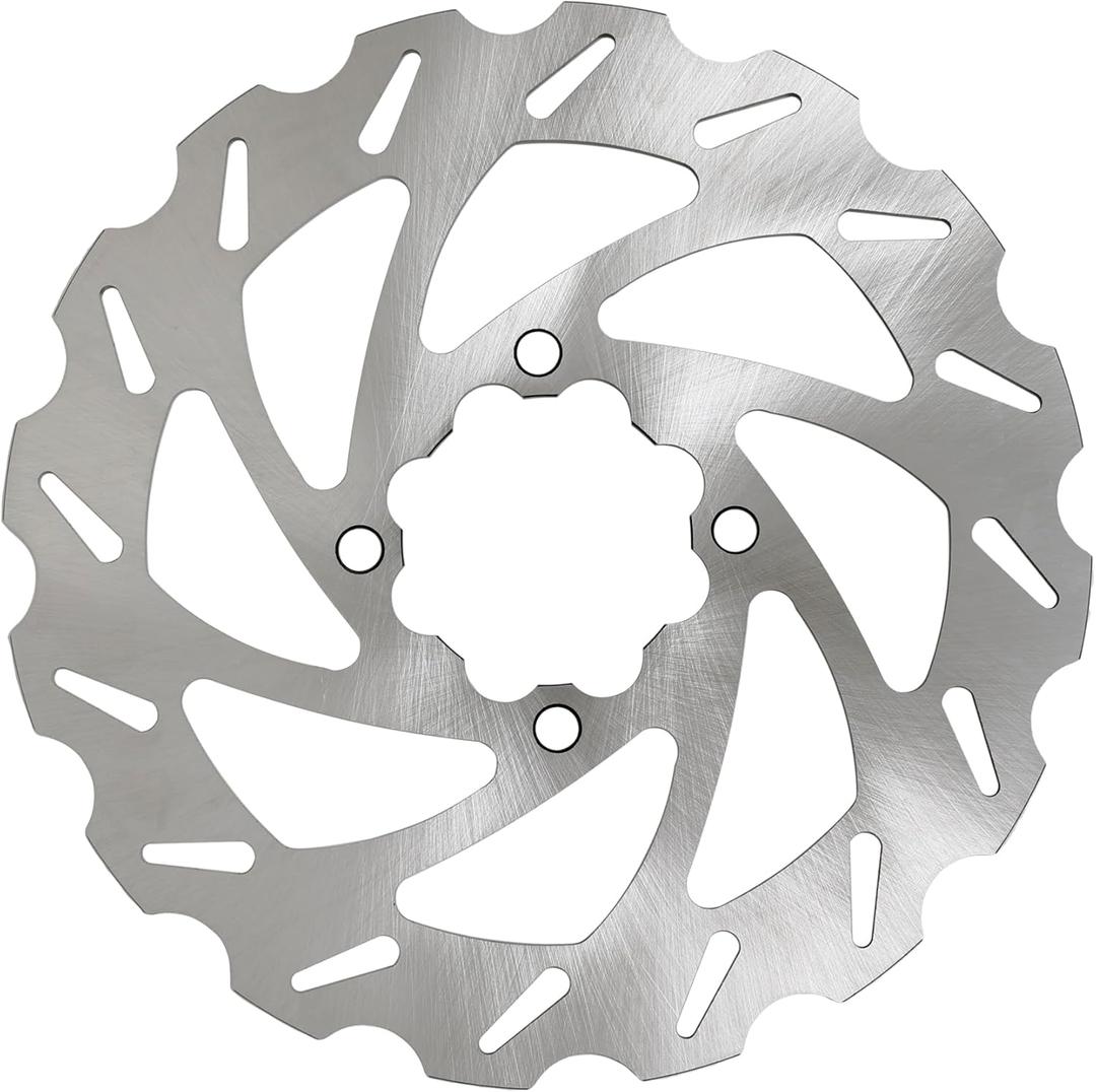 220MM ATV Rear Brake Rotor Disc Compatible with Yamaha Banshee 350 1987-2006, Raptor 660R 2001-2005, Blaster 200 1988-2006, Warrior 350 1988-1989,Wolverine 350 1995-2005 OEM 2XJ-25831-50-00