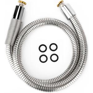 38" Commercial Sink Faucet Sprayer Hose,Stainless Steel Flexible Hose for Commercial Kitchen Sink Faucets,No Deformation Pre-rinse Sprayer H ose