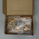 ZOYVUX 363Pcs Lip Gloss Charms Keychain Kit, DIY Bag Charm Kit with 100 Charms, 20 Keychain Hooks, 40 Extender Chains, Jump Rings and Jewelry Plier | Gifts for DIY Craft and Jewelry Making