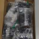 Ravinte 20 Packs (10 Pairs) 3/8" Inset Matte Black Cabinet Hinge,Self Closing Hinges for Kitchen/Bathroom/Furniture Cabinets & Doors,Decorative Cabinet Hardware Kitchen Cabinet Hinges with Door Bumper