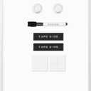 Amazon Basics Small Dry Erase Whiteboard, Magnetic Bulletin Board, with Marker and Magnets, 11"W x 14"H, Aluminum Frame
