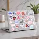 Stickers for Adults Water Bottles Sticker Pack Waterproof Cool Accesory for Laptop, Scrapbooking Decals (Vintage Scrapbooking)