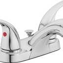 Aqua Vista 15-B42WP-CH-AV Two Handle Bathroom Sink Faucet, Polished Chrome