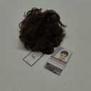 Short Mess Curly Dish Bun Hair Extension Scrunchy Bun Chignon Buns Ponytail Hair Pieces for Women Easy Stretch Hair Combs Clip in Ponytail Extension (12#LBR) (light brown)